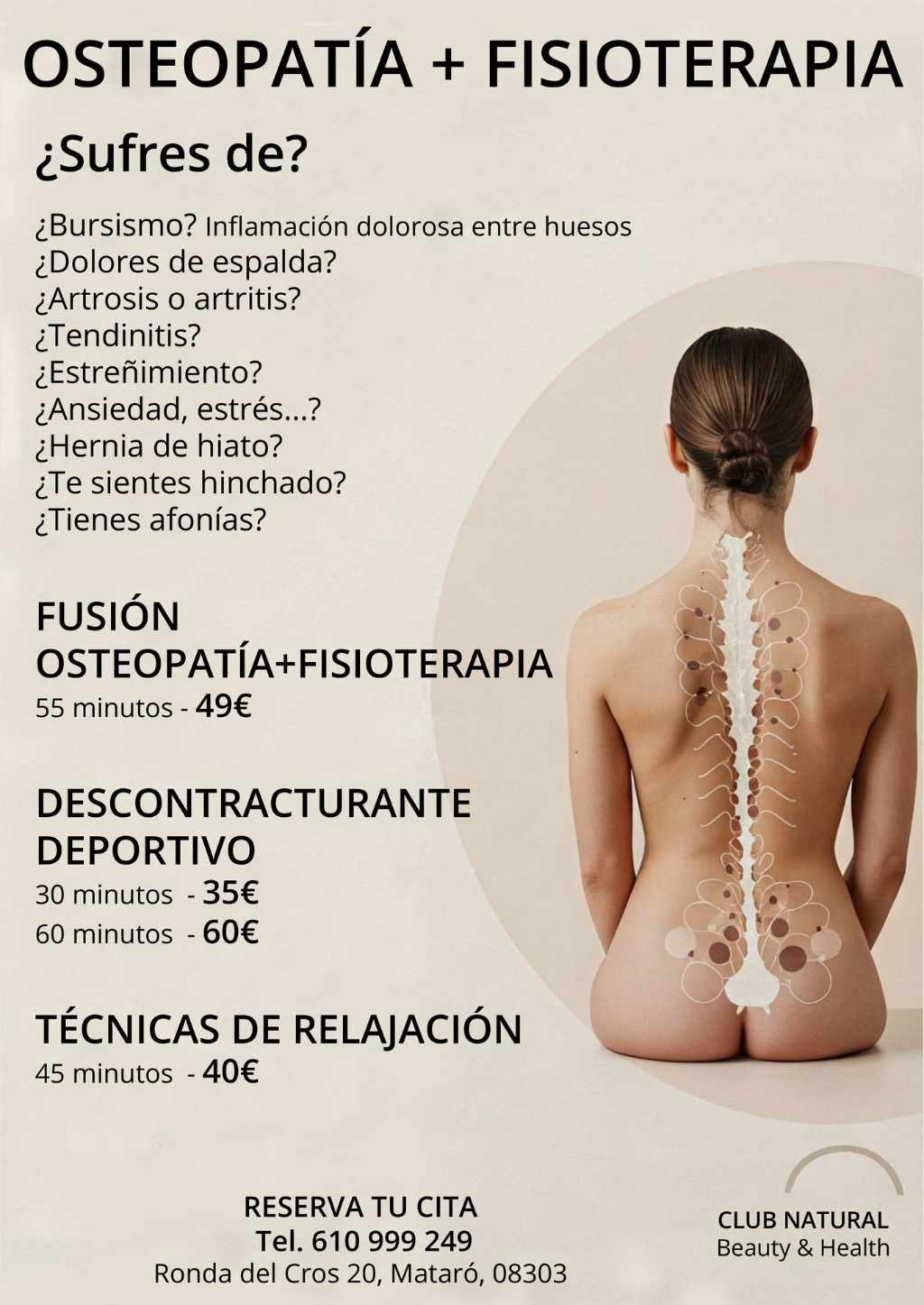 Osteopatía y Fisioterapia Osteopatía y Fisioterapia