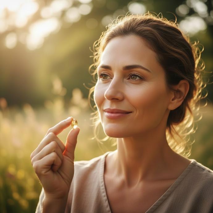 Perlas de Aceite de Onagra - Persona cogiendo una perla Perlas de Aceite de Onagra Regulación hormonal, piel sana y bienestar femenino  Las Perlas de Aceite de Onagra MEGAPLUS están elaboradas con aceite de onagra de primera presión en frío, una de las fuentes naturales más ricas en ácido gammalinolénico (GLA), un ácido graso esencial clave para el equilibrio hormonal, la salud de la piel y el bienestar femenino.  Gracias a su alta concentración de GLA (10%) y a la incorporación de vitamina E natural, este suplemento contribuye a regular los procesos hormonales, reducir molestias premenstruales y mantener la piel hidratada, flexible y protegida frente a la sequedad e irritaciones.  Es una opción ideal para mujeres que buscan un apoyo natural para el equilibrio hormonal, la salud cutánea y el bienestar general.  Beneficios principales Equilibrio hormonal natural: El aceite de onagra ayuda a regular los niveles de estrógenos, progesterona, prolactina y prostaglandinas, contribuyendo a un mejor control del ciclo menstrual y del bienestar hormonal femenino.  Alivio de síntomas premenstruales y menopausia  El GLA favorece la reducción de molestias como:  Retención de líquidos Hinchazón abdominal Sensibilidad mamaria Irritabilidad y cambios de humor Dolor menstrual También es un excelente apoyo durante la menopausia para mantener el equilibrio y la estabilidad hormonal.  Piel hidratada y sin irritaciones: El GLA es fundamental para la estructura de la piel. Su déficit se asocia a sequedad, descamación, eccema e irritaciones cutáneas. La onagra ayuda a:  Mejorar la hidratación Fortalecer la barrera cutánea Reducir rojeces e inflamación Acción antiinflamatoria y celular: El aceite de onagra regula la producción de prostaglandinas, mediadores implicados en la inflamación, el dolor y la respuesta inmunitaria, ayudando a mantener el equilibrio inflamatorio del organismo.  Protección antioxidante: La vitamina E natural (d-alfa tocoferol) protege las células frente al daño oxidativo y mantiene el aceite en perfecto estado, asegurando su máxima eficacia.  Presentación y composición Formato: Envase de 100 o 200 perlas blandas  Por perla (1460 mg):  Aceite de onagra de primera presión en frío – 1000 mg Contenido en GLA (10%) Vitamina E natural (d-alfa tocoferol acetato) – 2,5 mg (25% CDR) Cobertura: gelatina y glicerina ¿Por qué elegir Aceite de Onagra MEGAPLUS? Porque ofrece:  Alta concentración de GLA natural (10%) Regulación hormonal eficaz Apoyo en síndrome premenstrual y menopausia Mejora visible de la piel Protección antioxidante con vitamina E Aceite de primera presión en frío de máxima calidad 👉 Un complemento natural para el equilibrio femenino, la piel y el bienestar diario.  💡 Meta descripción SEO:Aceite de Onagra 1000 mg MEGAPLUS. Perlas ricas en GLA que regulan hormonas, alivian el síndrome premenstrual, mejoran la piel seca y aportan bienestar femenino y antiinflamatorio natural.  🔑 Palabras clave SEO optimizadas: aceite de onagra cápsulas,onagra 1000 mg,aceite de onagra MEGAPLUS,onagra para hormonas,onagra síndrome premenstrual,onagra menopausia,onagra piel seca,ácido gammalinolénico GLA,perlas de onagra,suplemento de onagra