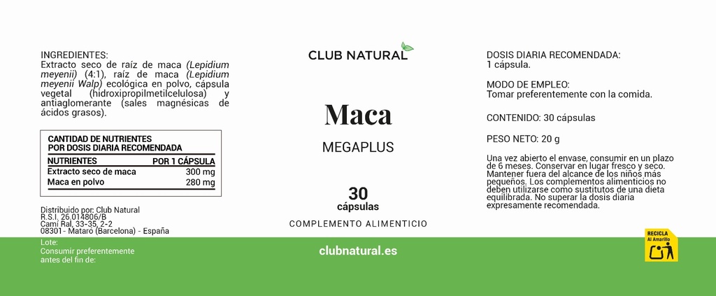 Maca Andina MEGAPLUS