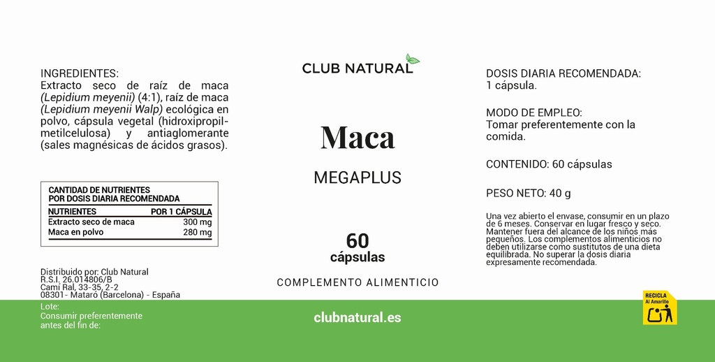 Maca Andina MEGAPLUS