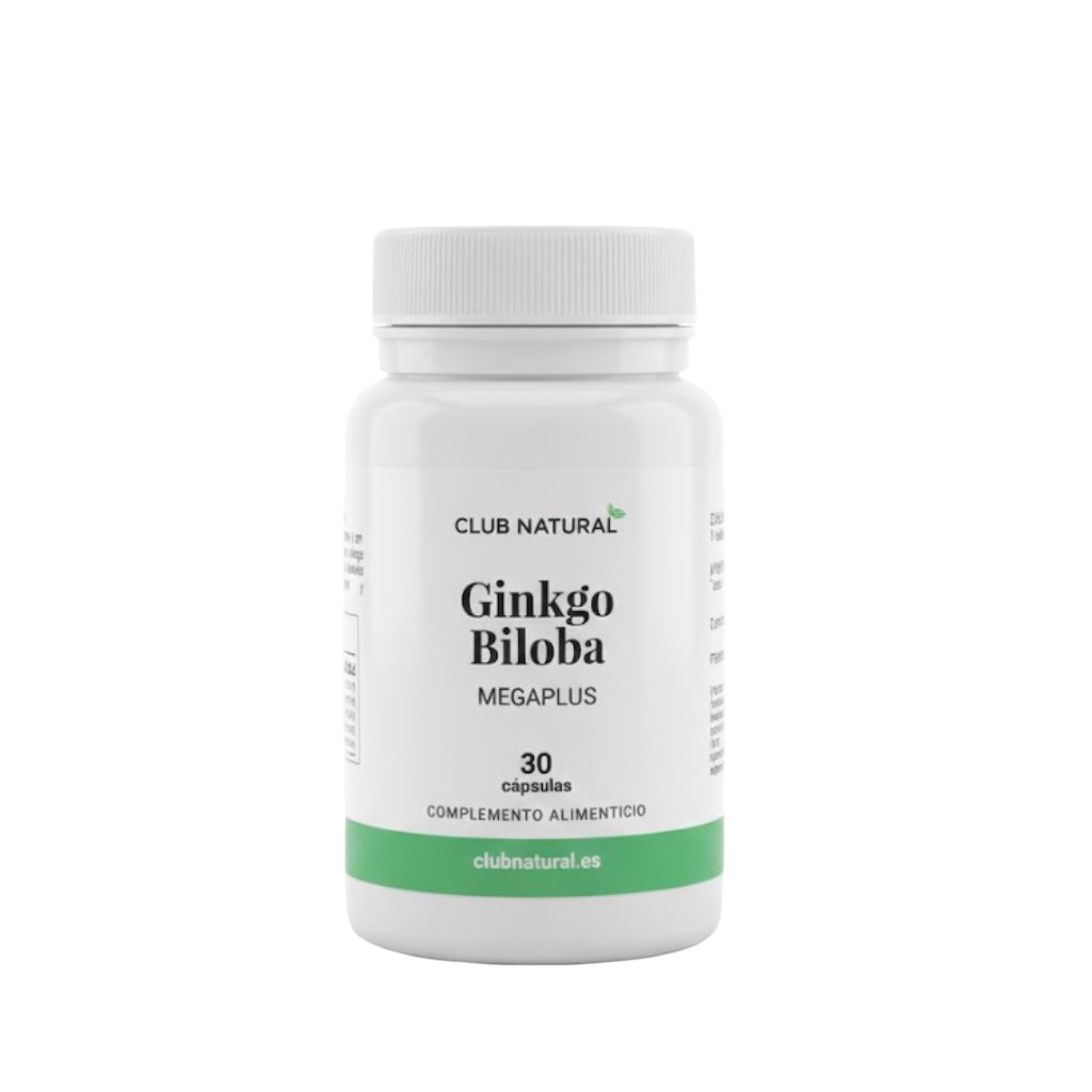Ginkgo Biloba 30 cápsulas MEGAPLUS - Sistema circulatorio, venas