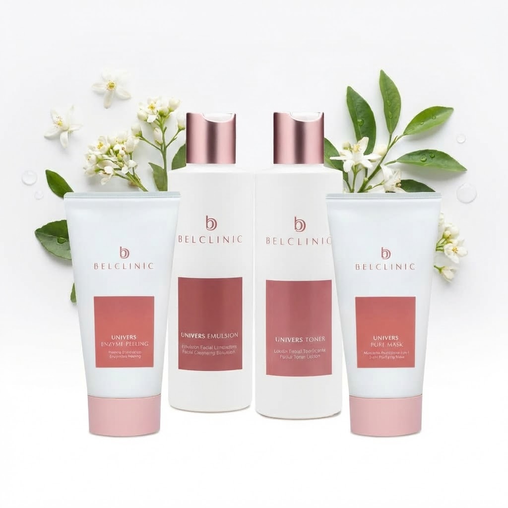 Pack EXFOLIANTE Univers Limpiador + Tónico + Peeling natural + Mascarilla piel sensible