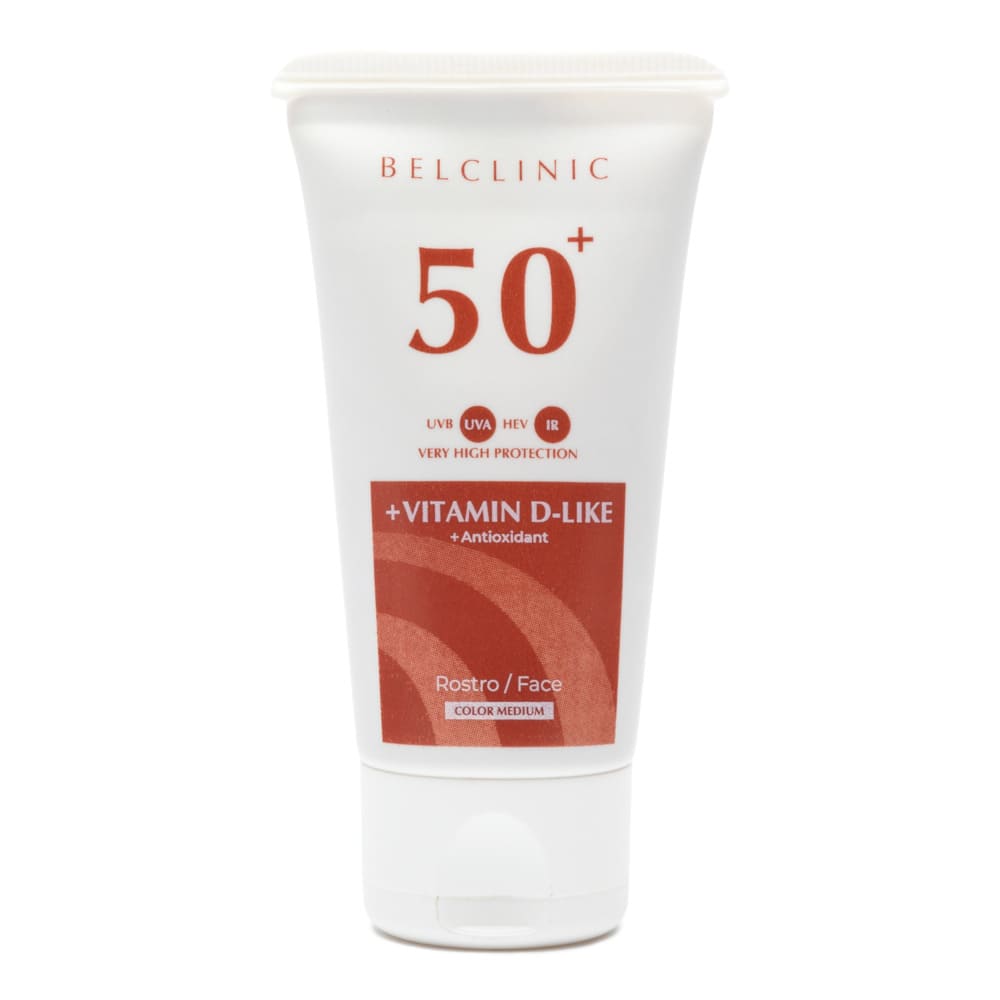 NUEVO Crema Solar Facial con COLOR, Vitamina D-like SPF50 de 50ml