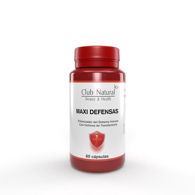 Maxi Defensas 60 caps de 500mg. Potencia las defensas y sistema inmunológico