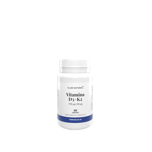 ​Vitamina D3 y K2 60 cápsulas de 4.000UI​
