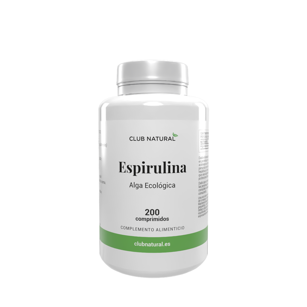Alga Espirulina BIO 200 comprimidos de 400mg