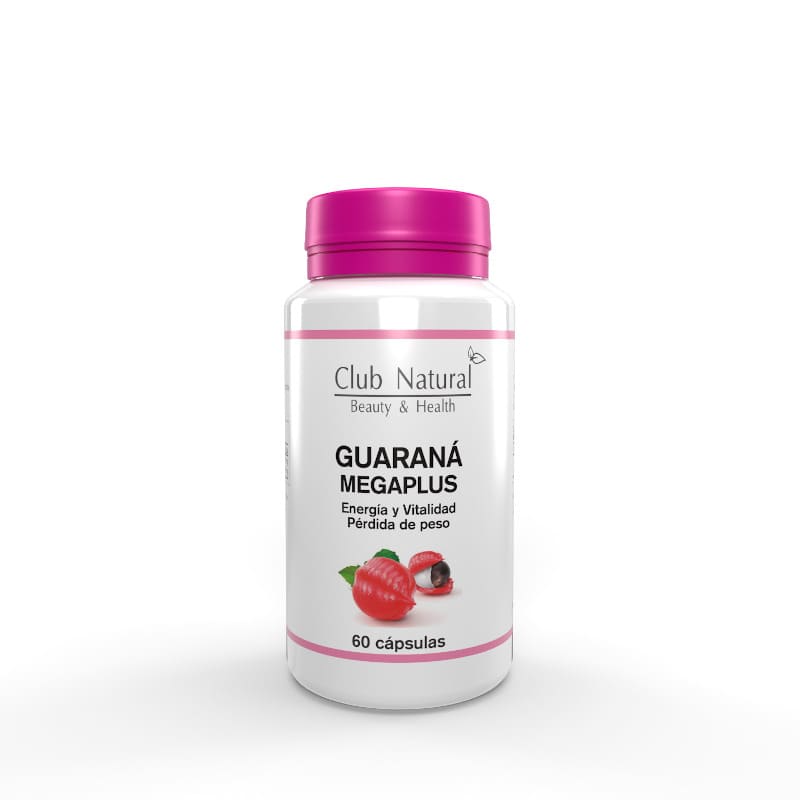 Guaraná 60 cáps MEGAPLUS - Energía y vitalidad, pérdida de peso