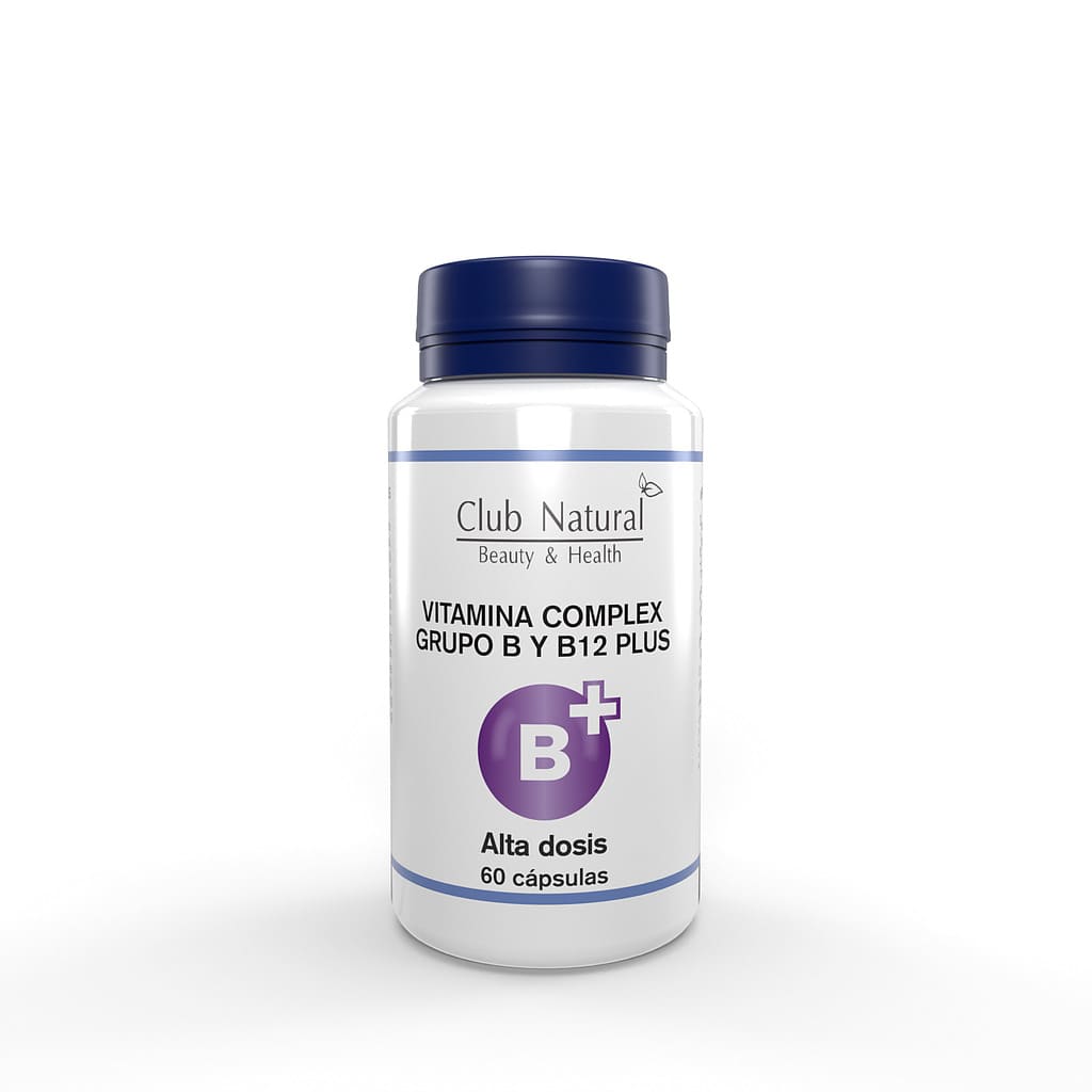 Vitamina Grupo B y B12 PLUS 60 cápsulas - Alta dosis
