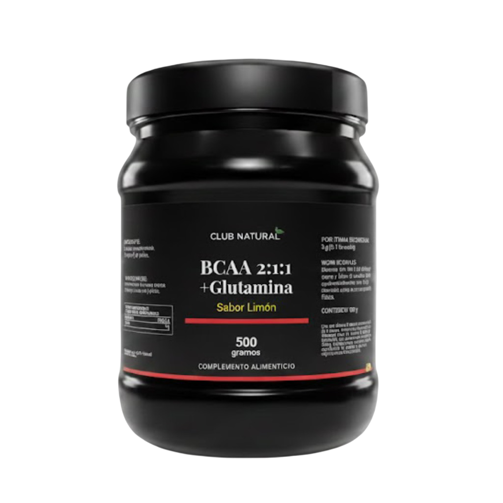 BCAA's 2:1:1 con GLUTAMINA Polvo (Sabor Limón)