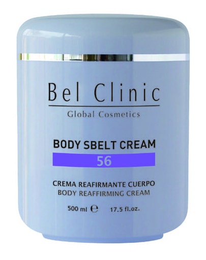 [B-056/500] CREMA REAFIRMANTE BODY SBELT CREAM -56-  (fortalecedora, hidratante) 500ml
