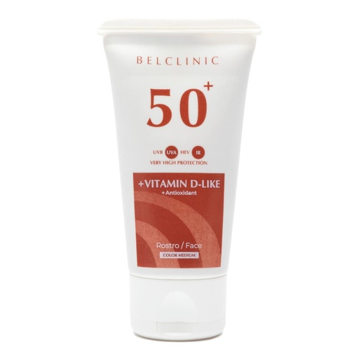 [CSFC50] NUEVO Crema Solar Facial con COLOR, Vitamina D-like SPF50 de 50ml