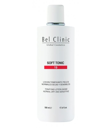 [B-019/500] SOFT TONIC -19- (cutis normal-seco-delicado) botella 500ml