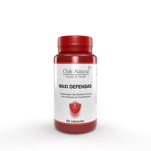 [MD060] Maxi Defensas 60 caps de 500mg. Potencia las defensas y sistema inmunológico