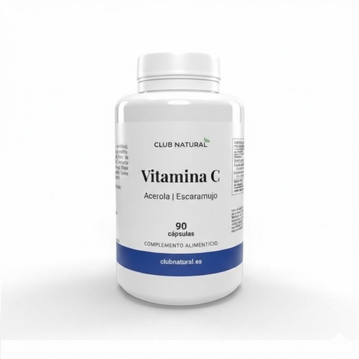 [VITC90C] Vitamina C Natural 90 cáps con Acerola y Escaramujo
