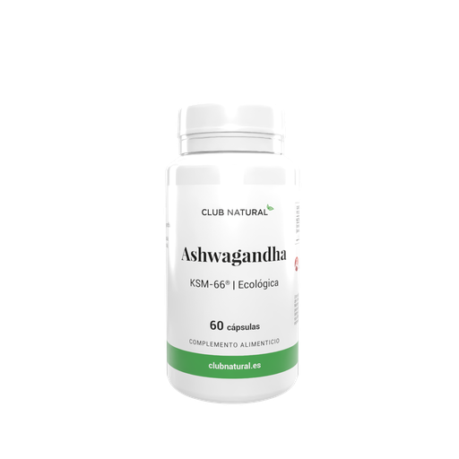 [ASHWA60] Ashwagandha KSM-66 ® Ecológica 60 cápsulas - Estrés, cortisol, ansiedad