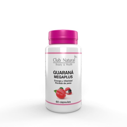 [GUAR060] Guaraná 60 cáps MEGAPLUS - Energía y vitalidad, pérdida de peso